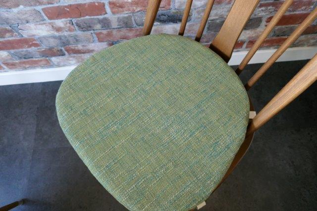 Ercol 875 Dining Seat Cushion and Cover in Next Chartreuse