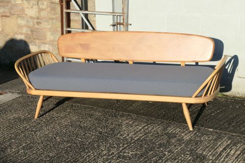 Ercol Daybed- Studio Couch Mattress cushion only in our Steel Grey