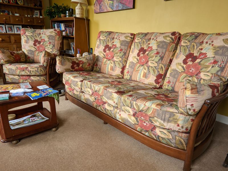Renaissance High Back Model 1068 Settee & Chair Cushions