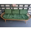 Ercol 355 Studio Couch Dark Green Crushed Velvet Complete set of Cushions and Covers