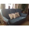 Renaissance High Back 2 seater model in Christina Marrone Hedgerow