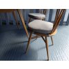 Ercol 365 Dining Seat Cushion and Cover in Porter and Stone Balmoral