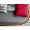 Ercol 355 Studio Couch Mid Grey Stitch Complete set of Cushions 