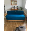 Renaissance Low Back Model  Settee & Chair Cushions in our fabulous 100% wool Teal fabric
