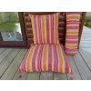 Kassita Floor Cushion Set in Shades of Red/Pink/Beige