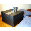 3Fold Foldaway Mattress 25x25x5 inches With Black Leather Look Cover