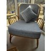 Ercol 766 Jubilee Chair Seat & Back Cushios in Ross Perth Slub Marble SR13665
