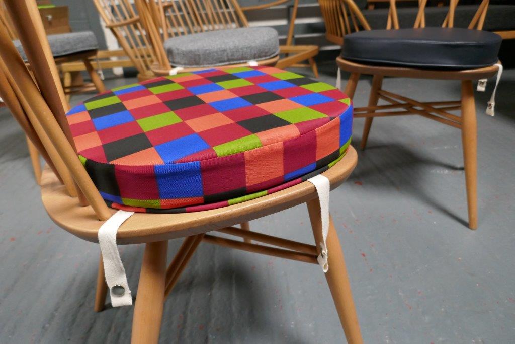 Ercol 365 Dining Seat Cushion And Cover, How To Cover A Dining Chair Seat Pad
