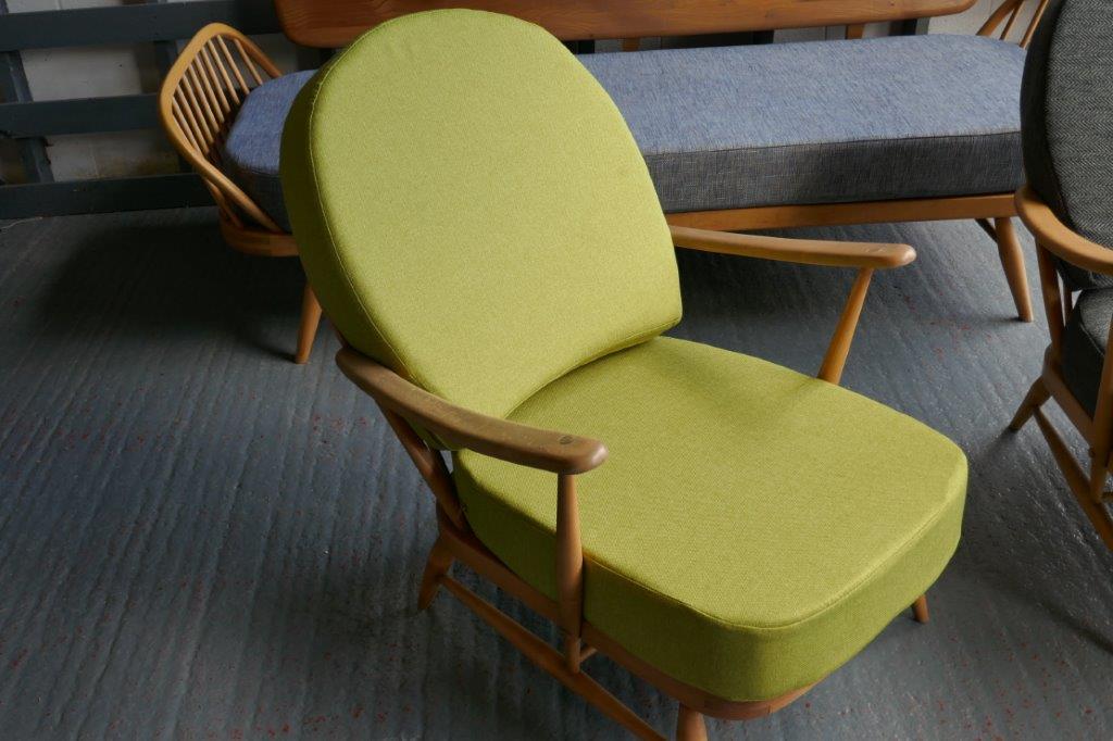 Ercol 203 Seat and Back Cushion in Venus Lime