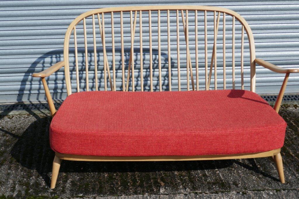 Ercol 203 2 Seater Settee Seat Cushion only in Galgate Red