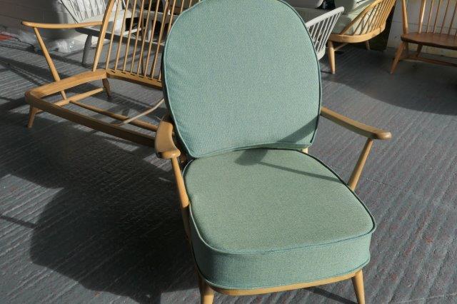 Ercol 203 Chair in this beautiful Laguna Green