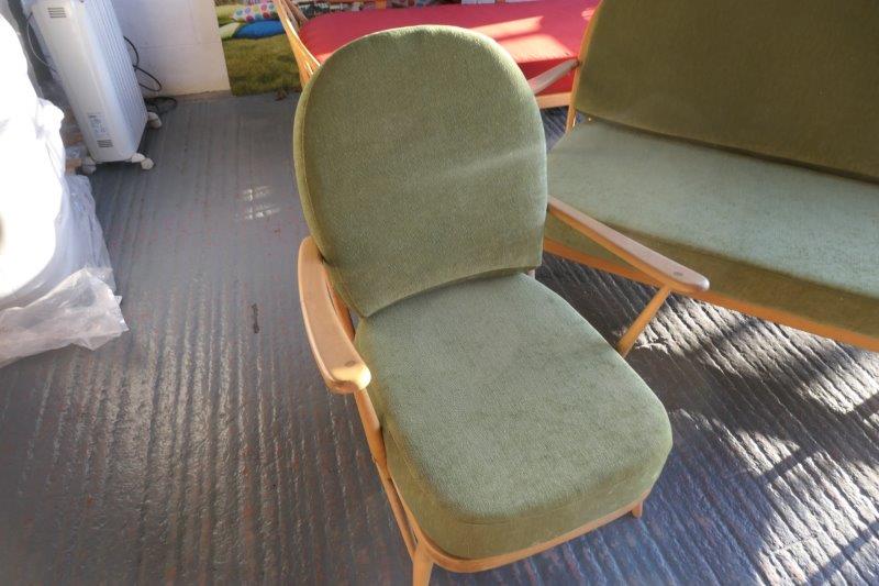 Ercol 203 Chair seat & back cushion in Pimlico Crush Zest