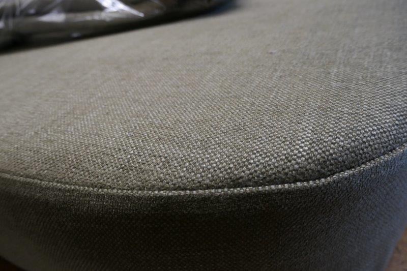 Ercol 355 in Customer's own fabric. Technology arrives at Safefoam.