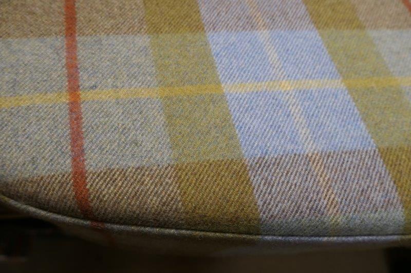 Fabulous tartan, customer's own fabric.