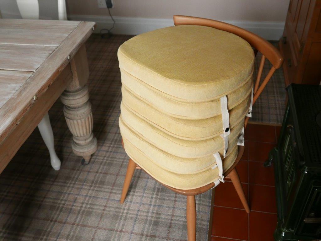 Ercol 365 Dining Seat Cushion And Cover, Best Quality Dining Chair Cushions Uk