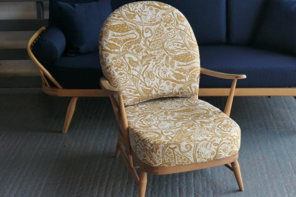 Ercol 203 in a very special fabric