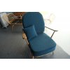 Ercol 203 Chair in Designers Guild La Rocelle Bleu Paon