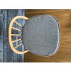 Ercol 414 Chair Seat Light Grey with piping