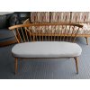 Ercol 349 Love Seat Cushion with Light Grey Stitch Cover