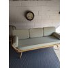 Ercol Daybed with bolsters in Cristina Marrone Lemon Grass