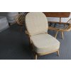 Ercol 203 Chair in Ross Fabrics, Camden Ripple Wheat SR15562