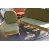 Ercol 203 3 Seater Mattress with single back cushion in Pimlico Crush Zest