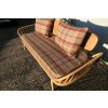 Ercol 766 Jubilee 3 seater mattress cushion and cover in Porter & Stone Balmoral Heather