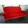 Ercol 203 3 Seater Mattress and 2 Back Cushions in Post Box Red