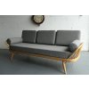 Ercol Daybed- Studio Couch cushions only in our Split Granite Grey + bolsters 