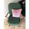 The Ercol 335 Chair in Ross Fabrics Notting Hill Plain Juniper