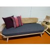Ercol 355 Studio Couch Charcoal Stitch Complete set of Cushions 
