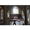 Stunning solid timber rood screen leading to chancel