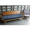 Ercol 355 Studio Couch Mattress only  Ross Fabrics Pimlico Denim