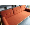 Ercol 355 Studio Couch Two To Tango with bolsters, buttons and piping