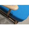Ercol 203 Seat and Back Cushion in 100% Teal wool fabric.      