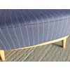 Ercol 203 Seat and Back Cushion in  Navy Thin Stripes