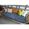 Ercol 355 Studio Couch Mattress only  Ross Fabrics Pimlico Denim