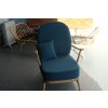 Ercol 203 Chair in Designers Guild La Rocelle Bleu Paon