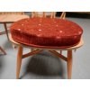 Ercol 365 Dining Seat Cushion and Cover in Terra Cotta with gold motif