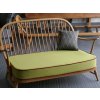 Ercol 203 2 Seater Seat Cushion in Venus Lime with Wine Piping