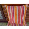 Kassita 27 x 27 inch Floor Cushion in Shades of Red/Pink/Beige