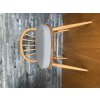Ercol 414 Chair Seat Light Grey with piping