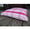 Massive Floor Cushion 36 x 36 inches  Pink Breeze Check