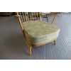 Ercol 203 Chair in Amore Matt Velvet Celery from Loome Fabrics