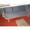 Ercol 355 Studio Couch Mattress and Cover in Dog Tooth Grey 