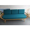 Ercol 355 Daybed in 100% Teal Wool