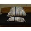Large Floor Cushion 36 x 36 inches  Blue with Broad Style Stripe