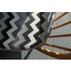 Ercol Daybed- Studio Couch cushions only in Black & White Zig Zag