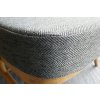 Ercol 203 Seat and Back Cushion in Oakenshaw Steel Grey Herringbone