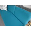 Ercol 355 Studio Couch 100% wool Teal Complete set of Cushions 